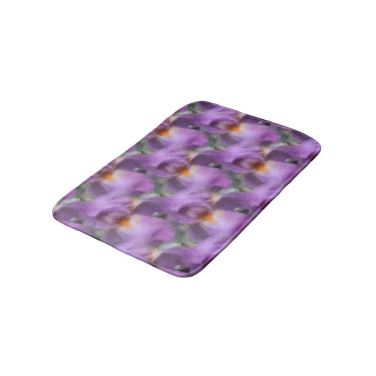 Natuur Paarse bierkant Badmat (Gekanteld)