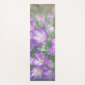 Natuur Paarse Crocus Flowers Yogamat (Voorkant)