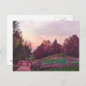 Natuur pad briefkaart (Voorkant / Achterkant)