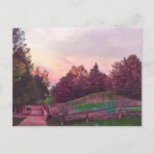 Natuur pad briefkaart (Voorkant)