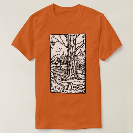 Natuur pad t-shirt (Design voorkant)