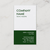 natuur pad visitekaartje (Achterkant)