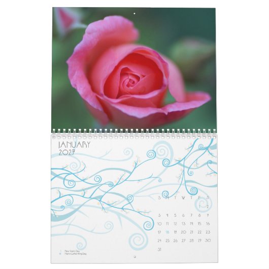 Natuur palet kalender (Jan 2027)