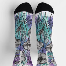 Natuur Palet: Paarse, Blauwgroen en Blauwe pracht