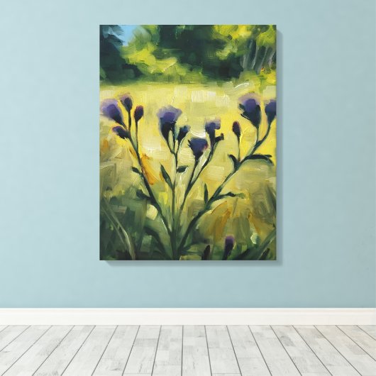 Natuur Palet schilderij Canvas Afdruk (Insitu (Houten vloer))