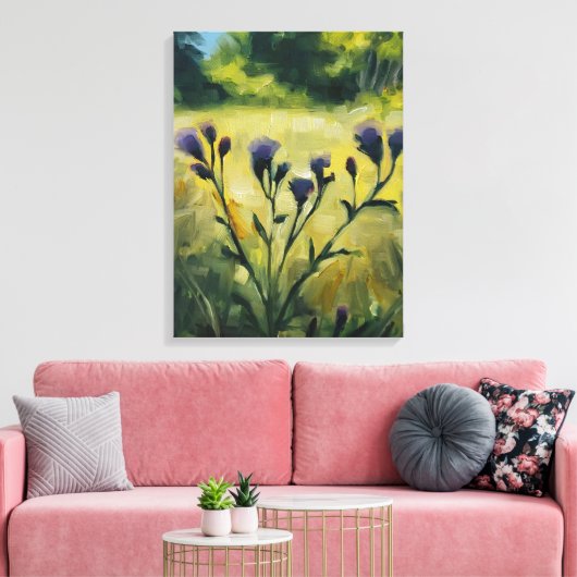 Natuur Palet schilderij Canvas Afdruk (Insitu (Woonkamer))