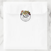Natuur Palette Mini Stickers - Kleine Logo (Tas)