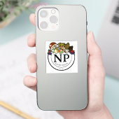 Natuur Palette Mini Vinyl Sticker (Telefoon)