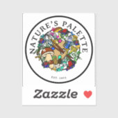 Natuur Palette Vinyl Sticker (Vel)