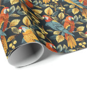 Natuur papegaai Cadeaupapier (Rol Hoek)
