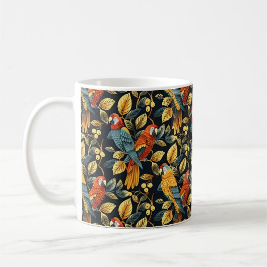 Natuur papegaai Koffiemok (Links)