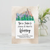 Natuur Park Uitnodigingen (Staand voorkant)