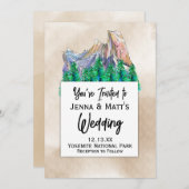 Natuur Park Uitnodigingen (Voorkant / Achterkant)