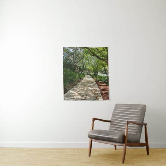 NATUUR PATH WALL ART TAPESTRY WANDKLEED (In situ)