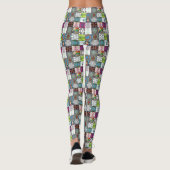 Natuur Patrooncollage Leggings (Achterkant)