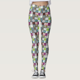 Natuur Patrooncollage Leggings