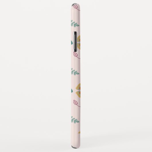 Natuur Patroonmoten Case-Mate iPhone Case (Achterkant/rechts)