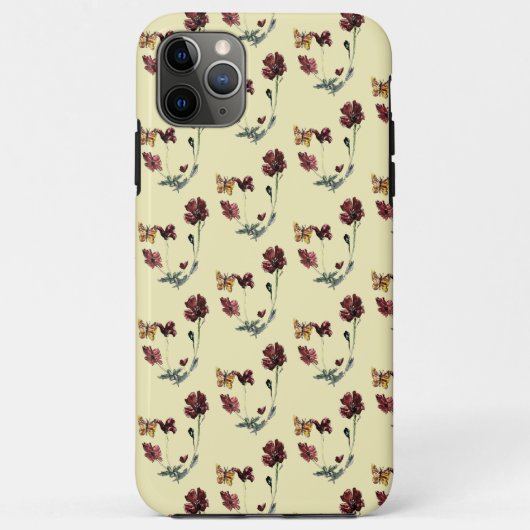 Natuur patroonvlinder maakt aangepaste kleuren Case-Mate iPhone case (Achterkant)