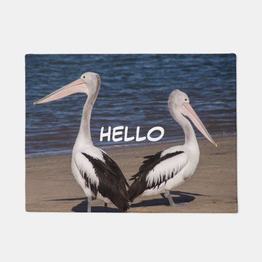 Natuur Pelicans Beach Deurmat (Voorkant)