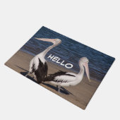 Natuur Pelicans Beach Deurmat (Schuin)