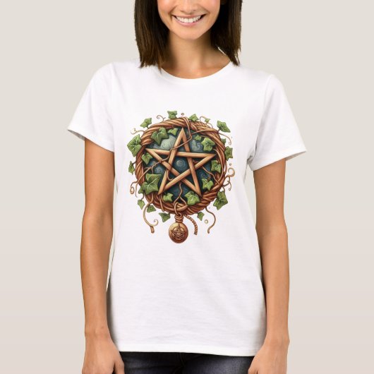 Natuur Pentagram T-shirt (Voorkant)
