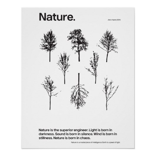 Natuur Perfect Poster (Voorkant)
