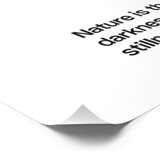 Natuur Perfect Poster (Hoek)