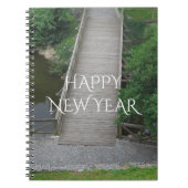 Natuur Photography Park Bridge Trees Green Notitieboek (Voorkant)