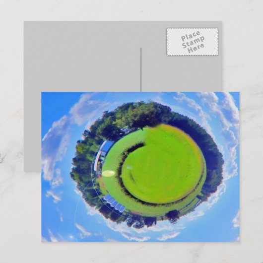 natuur planeet briefkaart (Voorkant / Achterkant)