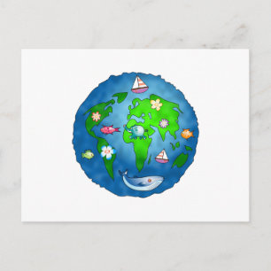 Natuur Planet Briefkaart
