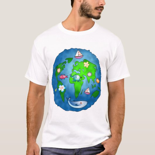Natuur Planet T-shirt (Voorkant)