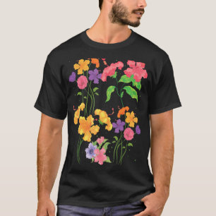 Natuur Plant Botanie Bloesembloesems Tuinman Botan T-shirt