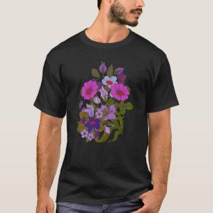 Natuur Plant Botanische bloesem Bloesbloem T-shirt