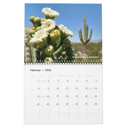 Natuur. Planten en landschap van Dave's Garden Kalender (Feb 2026)