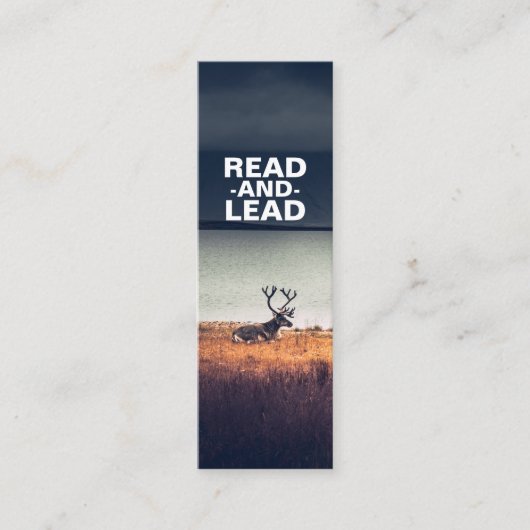 Natuur Portret Bladwijzer Mini Visitekaartje (Voorkant)