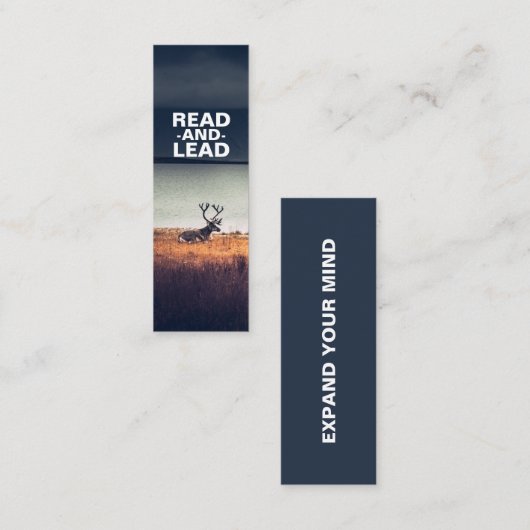 Natuur Portret Bladwijzer Mini Visitekaartje (Voorkant / Achterkant)