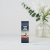 Natuur Portret Bladwijzer Mini Visitekaartje (Staand voorkant)