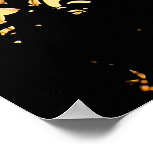 Natuur Poster silhouet (Hoek)