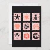 Natuur postzegelcollage kaart (Voorkant)