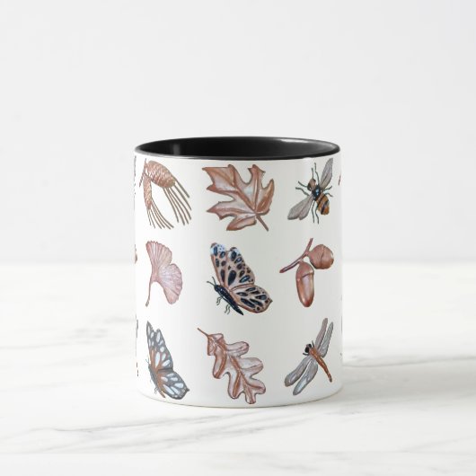 Natuur print mok (Midden)