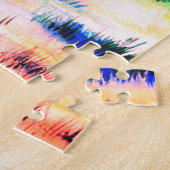 Natuur Puzzel Aquarel Kunst (Zijkant)