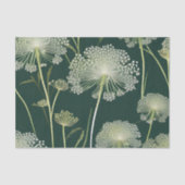 Natuur Queen Anne's Lace Pattern Tissuepapier (Voorkant)