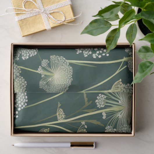 Natuur Queen Anne's Lace Pattern Tissuepapier (Geschenk)