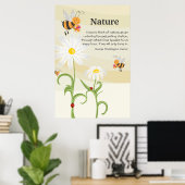 Natuur Quote - George Washington Carver Poster (Thuiskantoor)