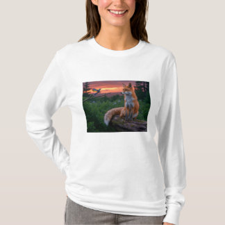Natuur quote "Waar het wild pauzeert, begint de vr T-shirt