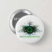Natuur Recycli Ronde Button 5,7 Cm (Voorkant /achterkant)