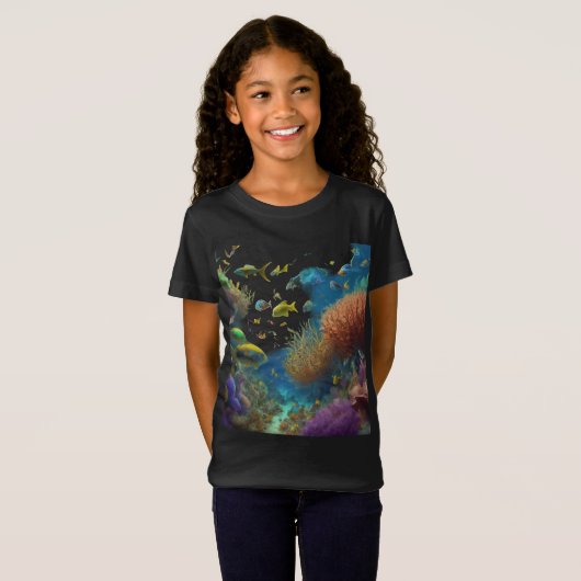 Natuur-reflectie T-shirt (Voorkant volledig)