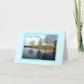 Natuur Reflecties Birthday Kaart (Voorkant)