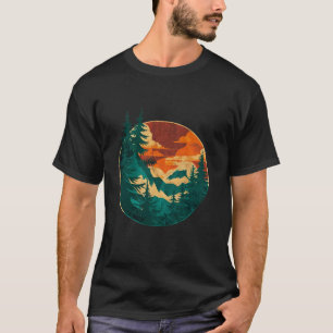 Natuur Reflection Bosbomen Outdoor Wildlife Lo T-shirt