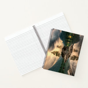 Natuur reizen - Landschap in het gebergte Notitieboek